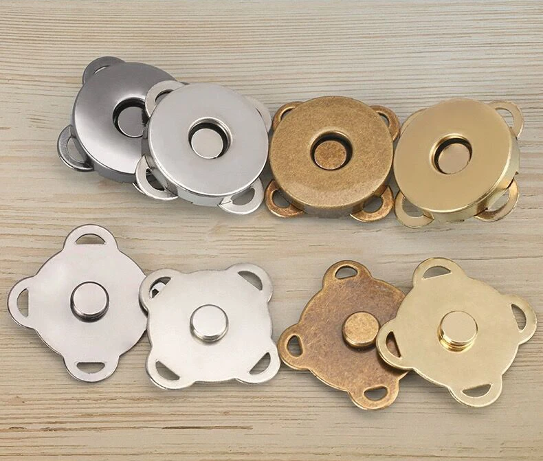 Fermoirs Magnétiques en Métal pour Couture,1418mm,pour Sac à Main,Bricolage,Cadenas,Épingles à