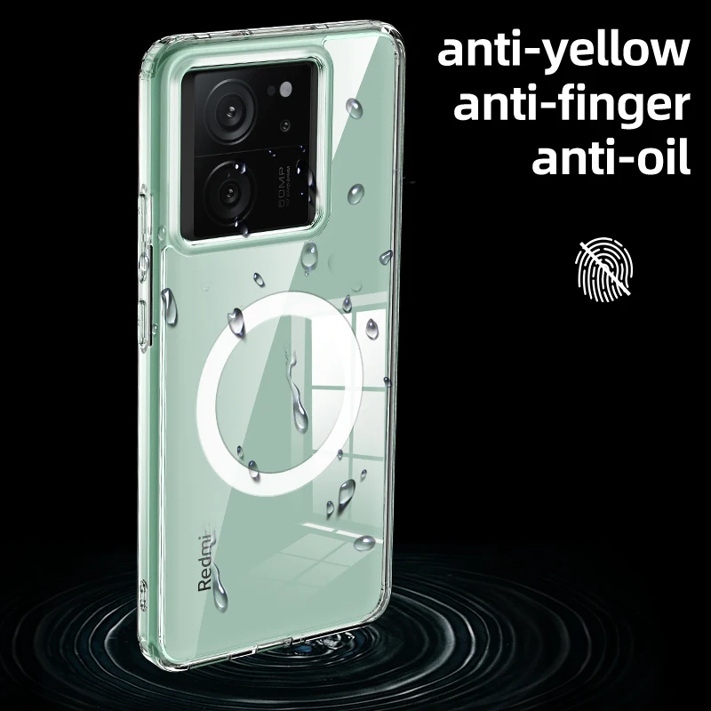 Airbags Shockproof Magnetic Wireless Charging Case Shell - Enhanced Protection Cover