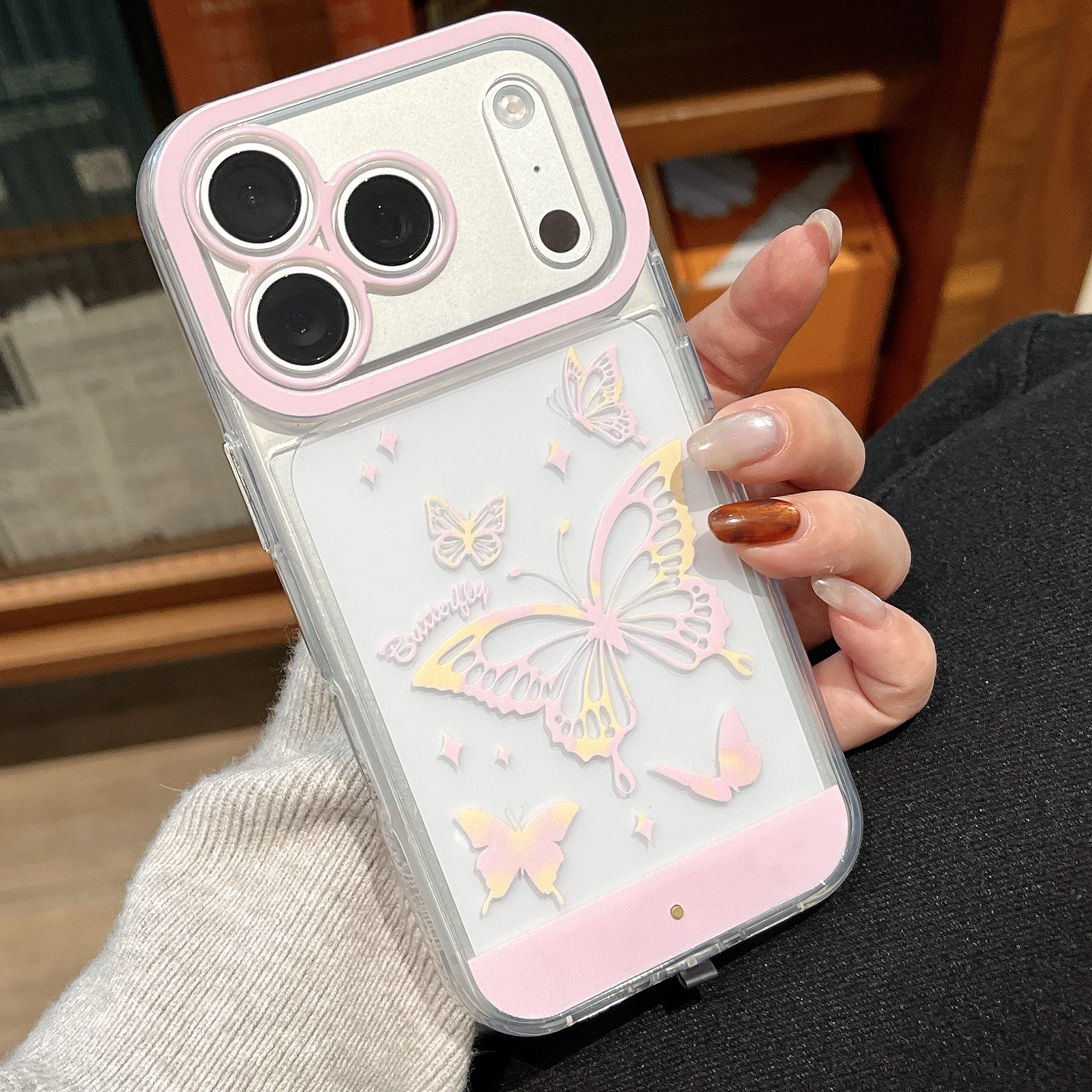 Luminous Butterfly Flash Phone Case - Stylish Fashion Cover