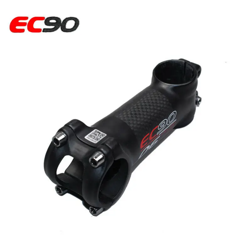 Aluminum Alloy+Carbon Fiber Bicycle Stem 60-120mm 6/17 Degree 1-1/8'' Bike Handl