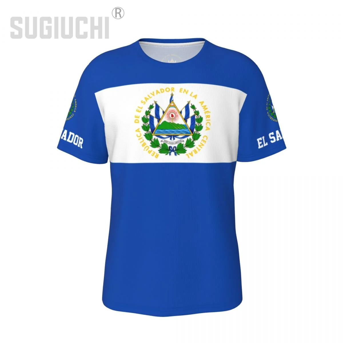 

Unisex Nation t shirts El Salvador Flag Salvadoran T Shirtss jersey For Men Women Soccer Football Fans Gifts Custom clothes tee