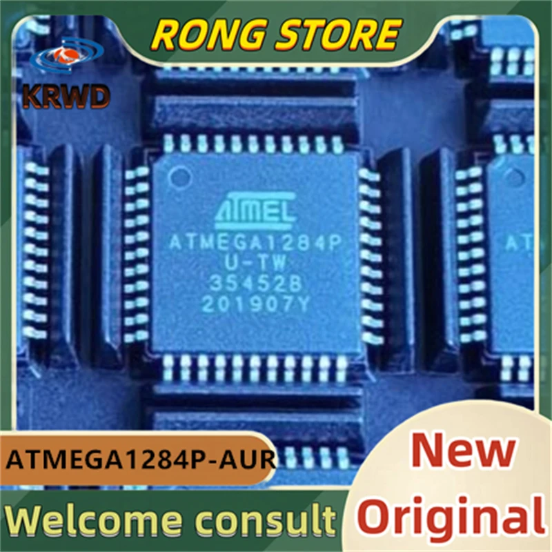 

(5 шт.) ATMEGA1284P, новый и оригинальный чип, Электронная идентификация