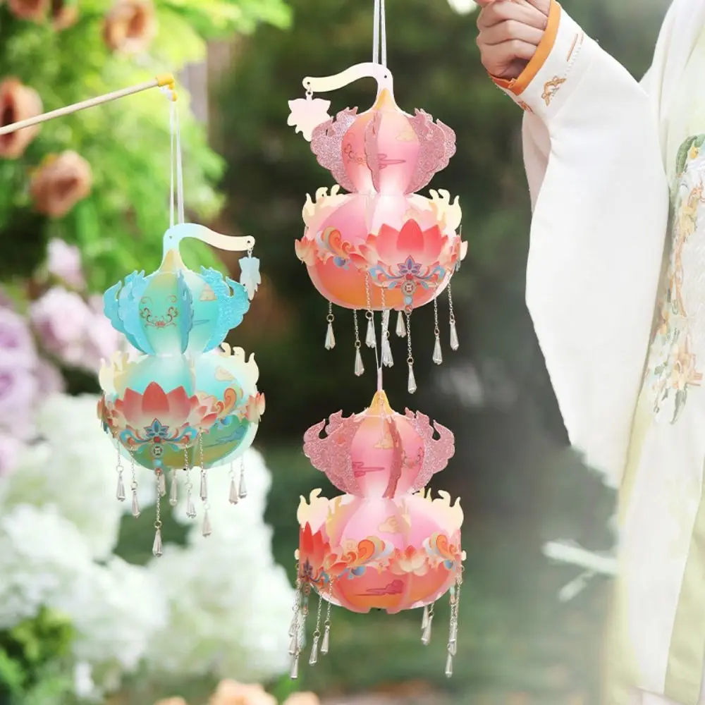 Cartoon New Year Portable Lantern Traditional Blessing Children Handheld Lantern Waterproof Chinese Style Celebration Lantern