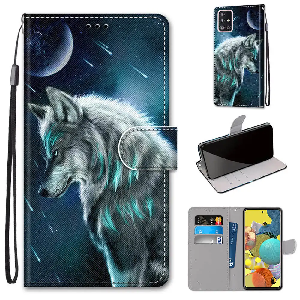 Adorable Floral Animal Kids Holster Wallet Cover