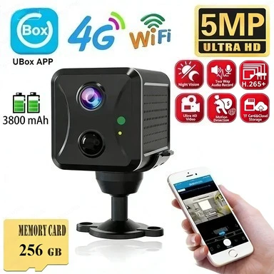 Caméra de surveillance IP domestique 5MP améliorée, double usage 4G SIM et WiFi, détection PIR, audio bidirectionnel, mini moniteur de sécurité pour bébé 1 Caméra de surveillance IP domestique 5MP améliorée, double usage 4G SIM et WiFi, détection PIR, audio bidirectionnel, mini moniteur de sécurité pour bébé 1