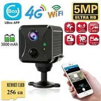 Caméra de surveillance IP domestique 5MP améliorée, double usage 4G SIM et WiFi, détection PIR, audio bidirectionnel, mini moniteur de sécurité pour bébé 1
