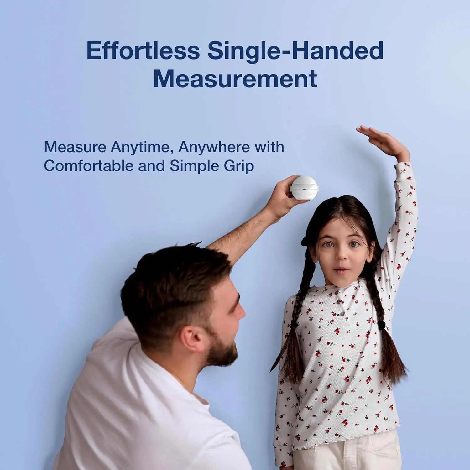 Digital Height Gauge HAIZHIHUISmart WirelessBody Height Meter Accurate ultrasonic measurement Easy to measure by one hand mold-making Quirky and cute