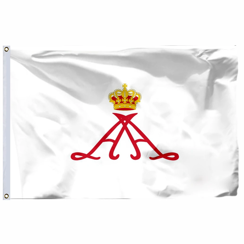 

Monaco Prince Alberto II Flag 90X150CM 3X5FT 100D Polyester Double Stitched High Quality Banner Free Shipping
