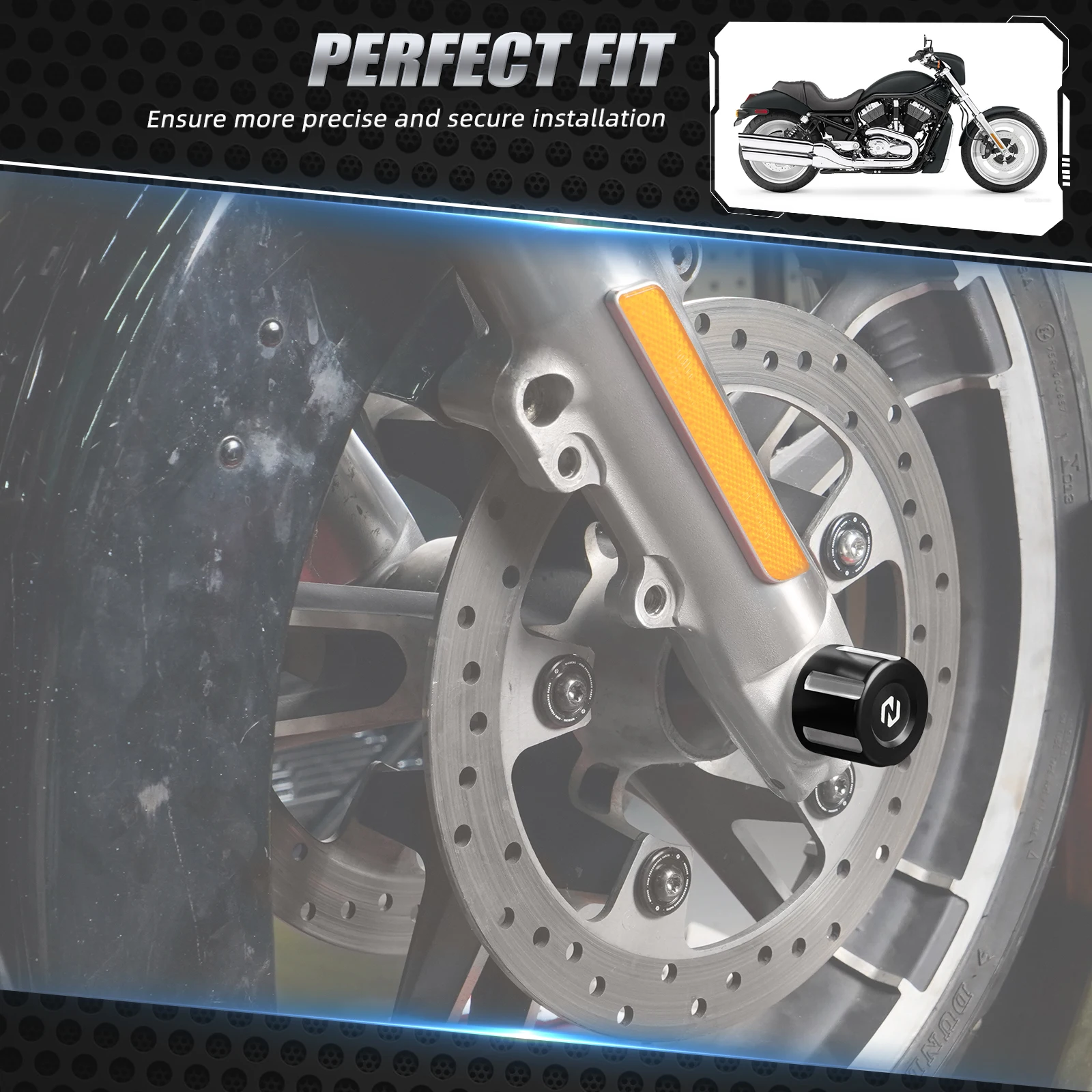 Für Street Glide FLHX 2009–2023 Vorderachsmutternabdeckungen Road King Special FLHRXS 2017–2023 CVO Road Glide Ultra Limited FLHTK – Detail 19