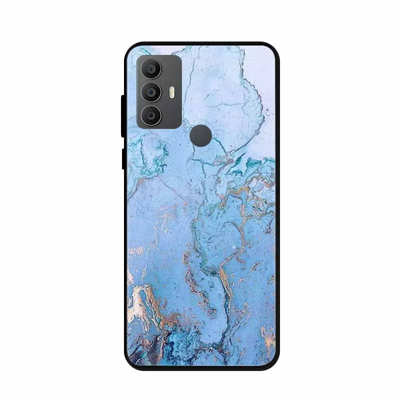 Elegant Marble Silicone Shockproof Phone Case - Soft, Durable Protection
