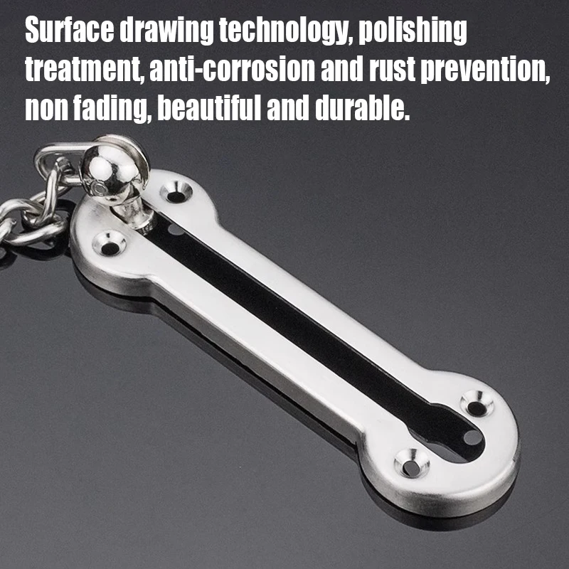 Description Picture 5 of item1PCS Stainless Steel Anti-theft Door Chain Security Chain Safety Guard Door Lock Chain Latch Chain Anti-theft Buckle Chain