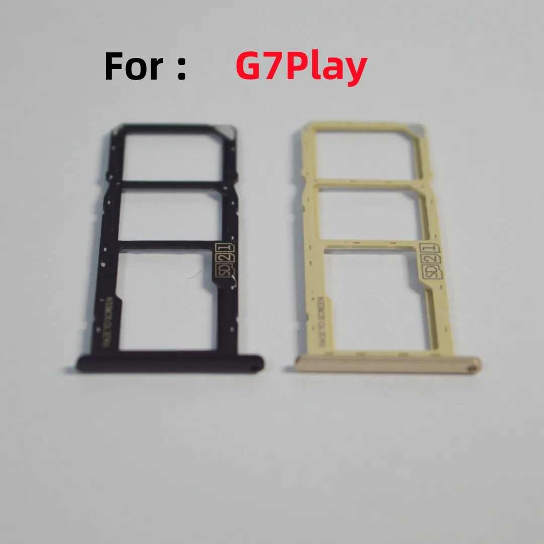 Motolola Moto G7 G7 +/Plus G7Play G7Power XT1955-2 XT1952-3 XT1962-5 트레이 슬롯 용 SIM 카드 어댑터 트레이 칩 슬롯 서랍 홀더