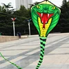 Large 8m Children Kite Toy Cartoon Snake Shape With Handle Line Easy to Fly Cobra Kite Children Flying Kite Outdoor Sports Toys 4