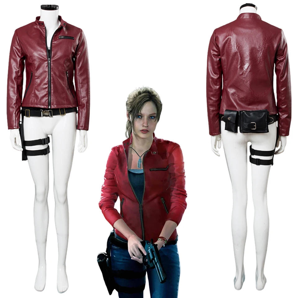 クレア・レッドフィールドコスプレ衣装バイオハザードゲーム変装女性