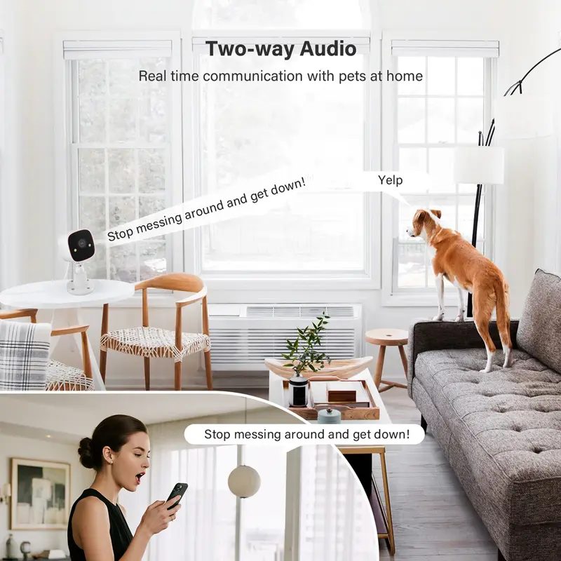Outdoor Wireless Security Camera 3MP 1296P,Camera with WiFi, Home Security Surveillance, Property Monitoring, Indoor Security - Image 6