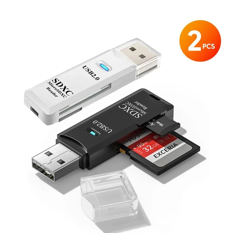 2-in-1 USB3.0/2.0 Card Reader USB3.0 To SD TF Memory Card thumbnail 9