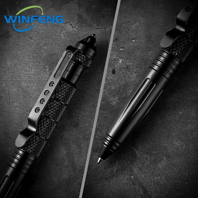 High Quality Tactical Pen Self Defense EDC Tools School Student Office Ballpoint Pens Emergency Glass Breaker Survival Kit 2