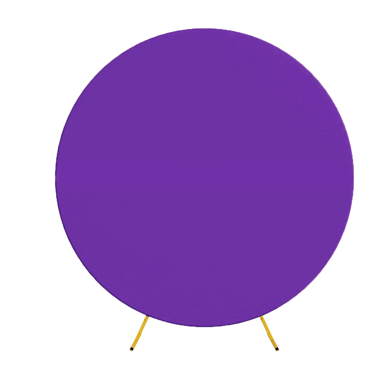 Elegant Round Backdrop Cover for Events – Versatile Elastic Photo Background Decor (Without Stand)
