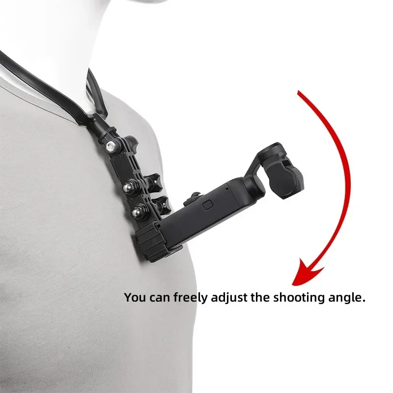 Action Camera Accessories Camera Accessories Handheld Gimbal Accessories Gimbal Neck Holder Lanyard Strap Bracket First Perspective Shooting Adapter for DJI Osmo Pocket 3 / Pocket 2 1 Camera