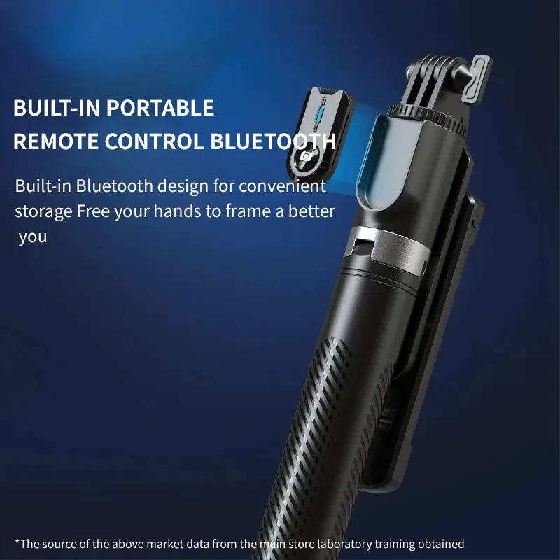 LISCN Bluetooth Selfie Stick 180cm Tripod Phone Holder Remote Travel Vlogging Live Compatible IPhone Android