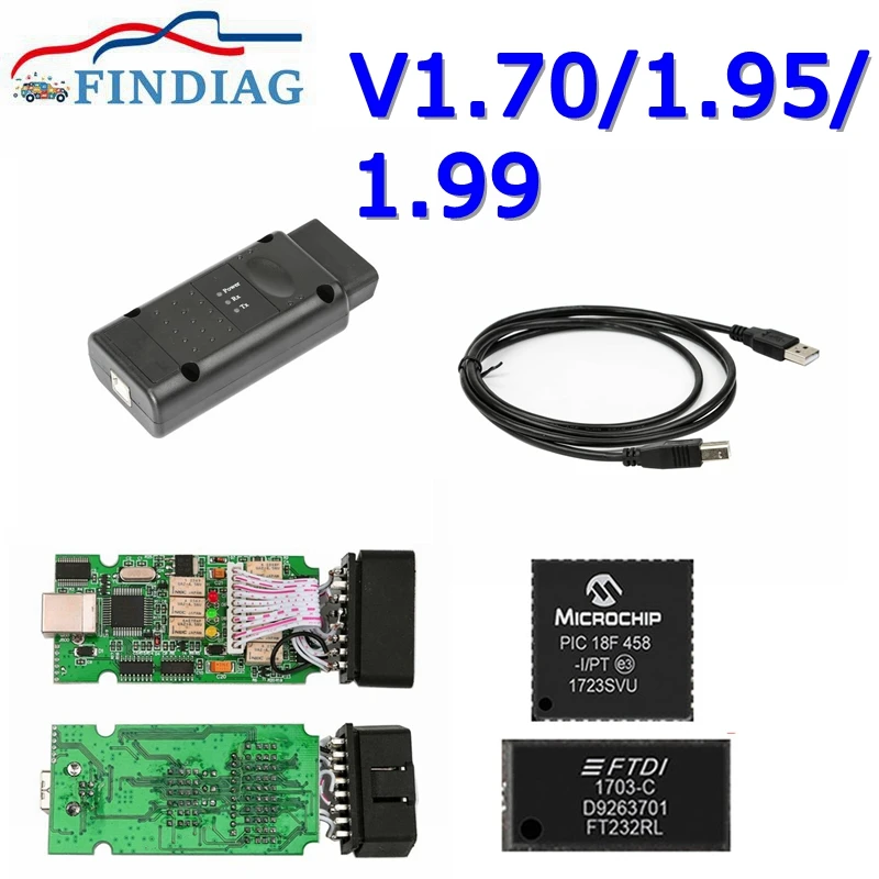 

OP COM for Opel V1.59 V1.65 V1.70 V1.78 V1.99 OBD2 OP-COM Car Diagnostic Scanner Real PIC18f458 OPCOM for OpeL Flash Firmware