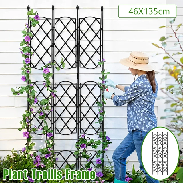 Traliccio Per Rampicanti Tralicci Per Piante Rampicanti Relaxdays Set Da 3 Grigliati In 792538 - Foto 2