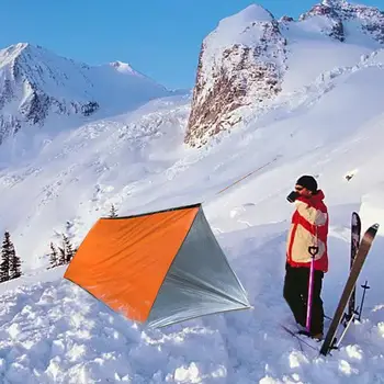 Emergency Shelter Survival Sleeping Bag Emergency Tent Waterproof Reusable Sack Year-Round All Weather Protection Compact 2