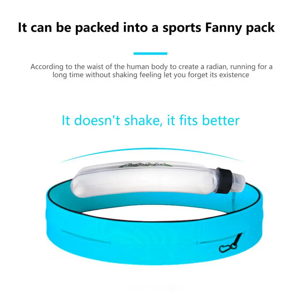400ML Sport Water Bottle Push Pull Spout Leak proof Waist Bag Watter Bottle Gym Fitness Cycling Water garrafa de agua sports water bottle,portable water bottle,sports water bag