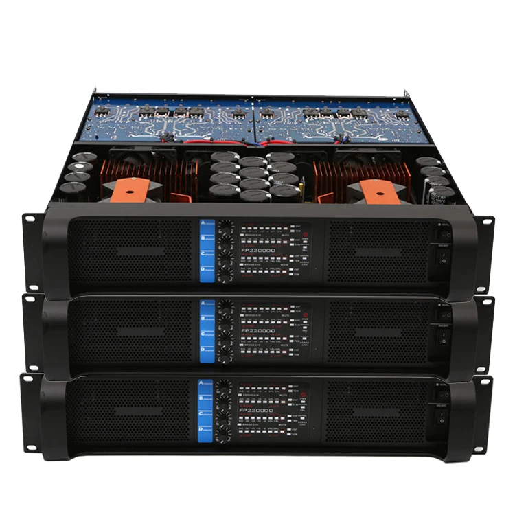 Vosiner FP22000Q stage home theater amplifier system bass subwoofer 21 inch 5000 watt high power amplifier