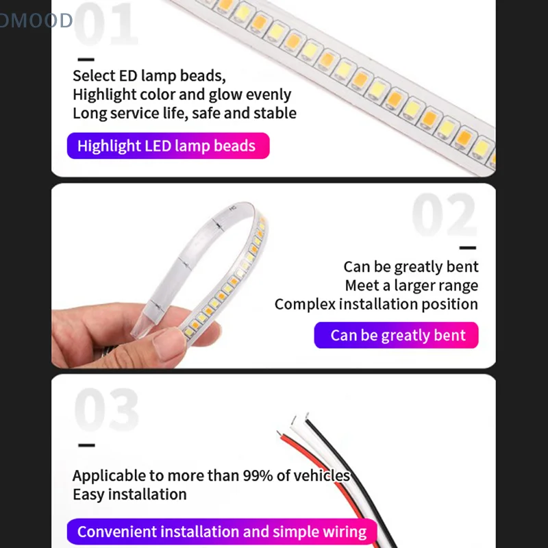 LED ڵ ̷ ǥ , DRL Ʈ ڵ Ʈ Ʈ,  õ, 帣 , ڵ ϱ, 2 