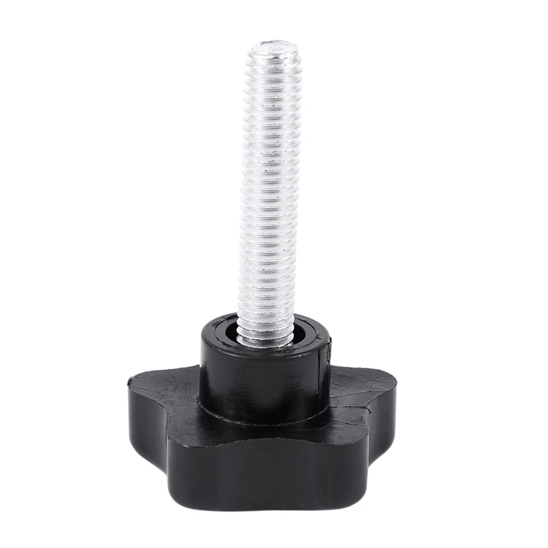 2X M8 X 40Mm Screws Star Head Wing Screw Clamp Knob Handle Black