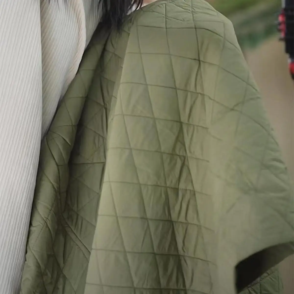 Oversize Quilted Jacket Autumn Winter Parkas Big Size Warm Long Cotton-padded Jacket Light Coat Long Sleeve Windproof Outerwear