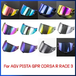 Motorcycle Full Face Helmet Visor Lens Case for AGV PISTA GPR CORSA R RACE 3 Anti-UV Dust-proof Helmet Visor Lens Accessories