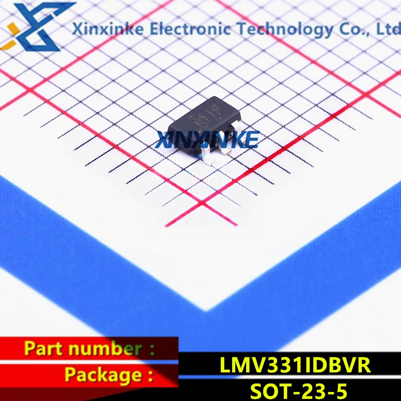 

LMV331IDBVR SOT-23-5 Mark:R1IF R1I* Analog Comparators Single General Purpose Low Voltage Comparator Brand New Original