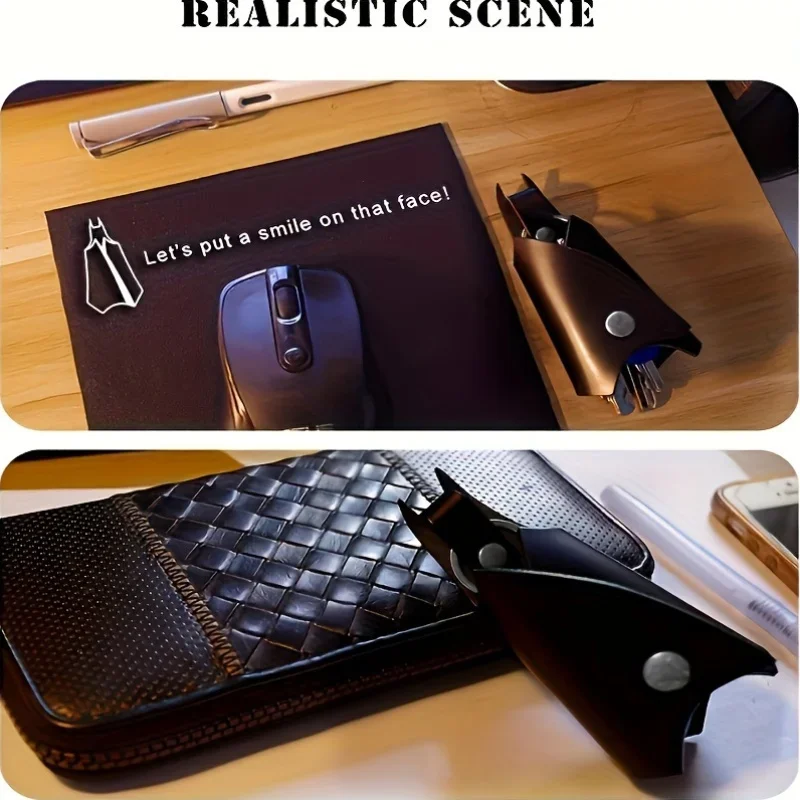 Men'S Personality Bat-Shaped Faux Leather Key Case - Non-Washable Stylish Key Holder for Going Out 5