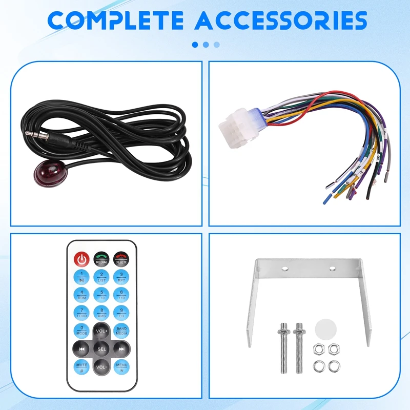 Boat Radio MP5 Marine Stereo Source Media Player AM FM RDS Receiver Video Play Bluetooth For ATV UTV SPA RZR