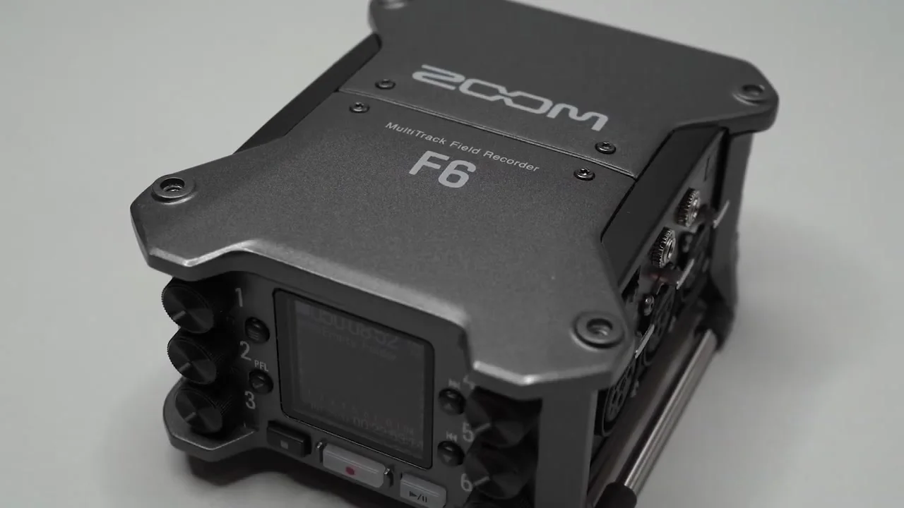 Zoom F6 6入力/14トラックマルチトラックフィールドレコーダー