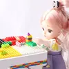 1/6 Simulation Mini Building Block Game Table Model For Barbie Dolls BJD Ob11 Miniatrue Dollhouse Accessories Kids Toys Gifts 1
