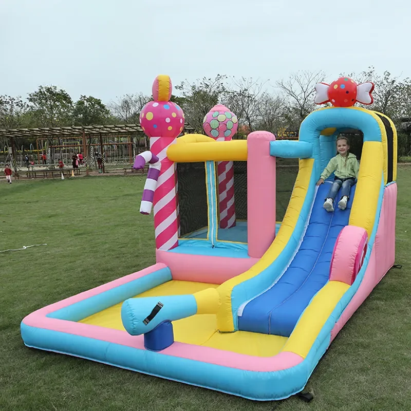 

Children's inflatable castle home indoor small slide park Naughty Castle trampoline baby toy playground