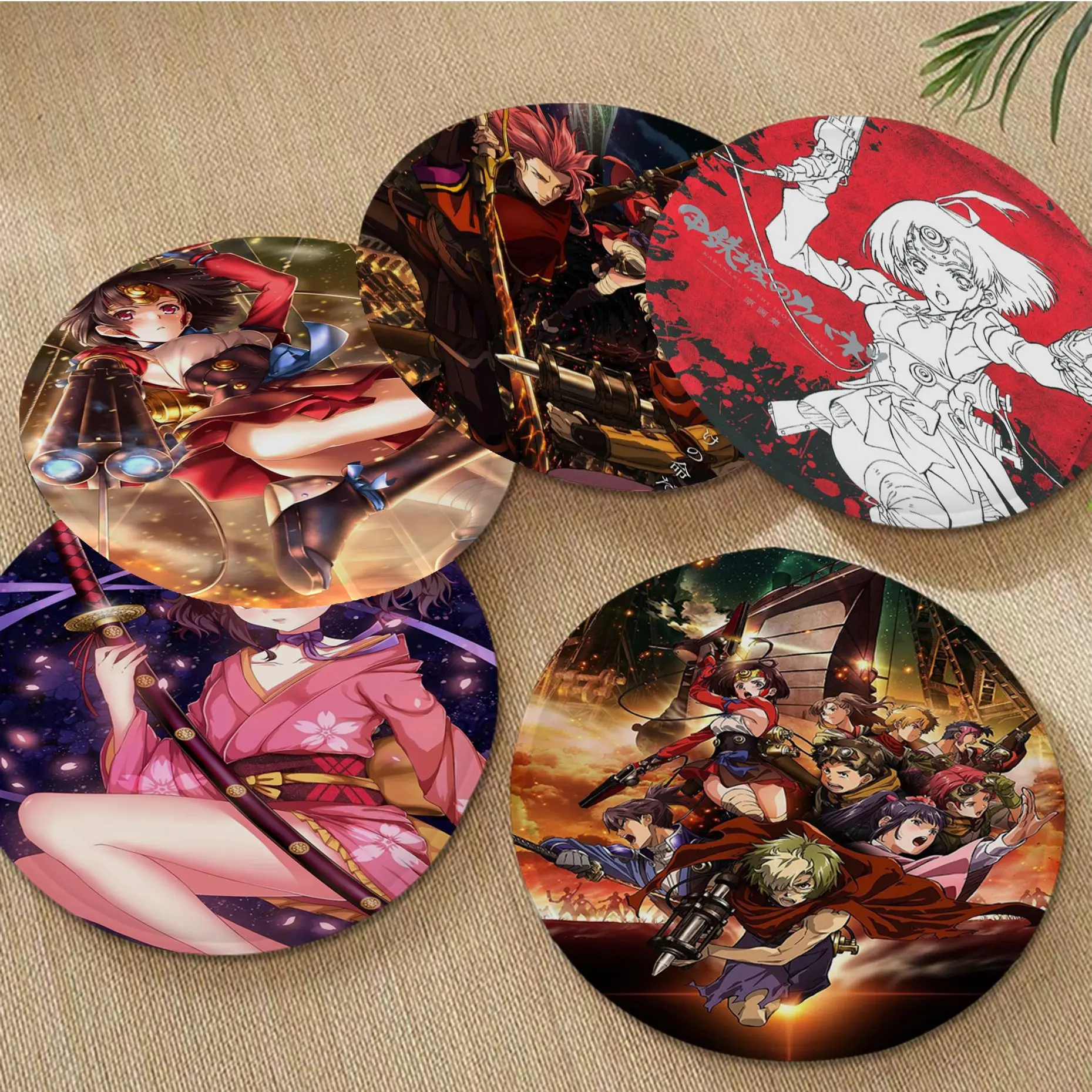 

Japanese Anime Kabaneri Of The Iron Fortress Tie Rope Seat Cushion Office Stool Pad Sponge Sofa Mat Non-Slip Cushions Home Decor