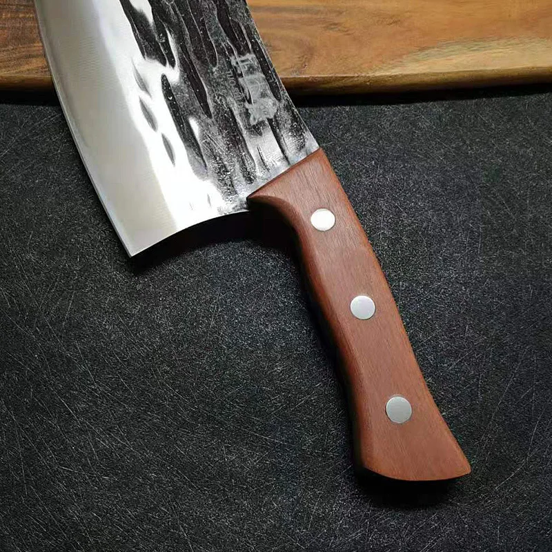 Stainless Steel kitchen knives Chef Knife Hand-forged Butcher Knife Meat Vegetables Slicing Cleaver High Hardness Utility knife