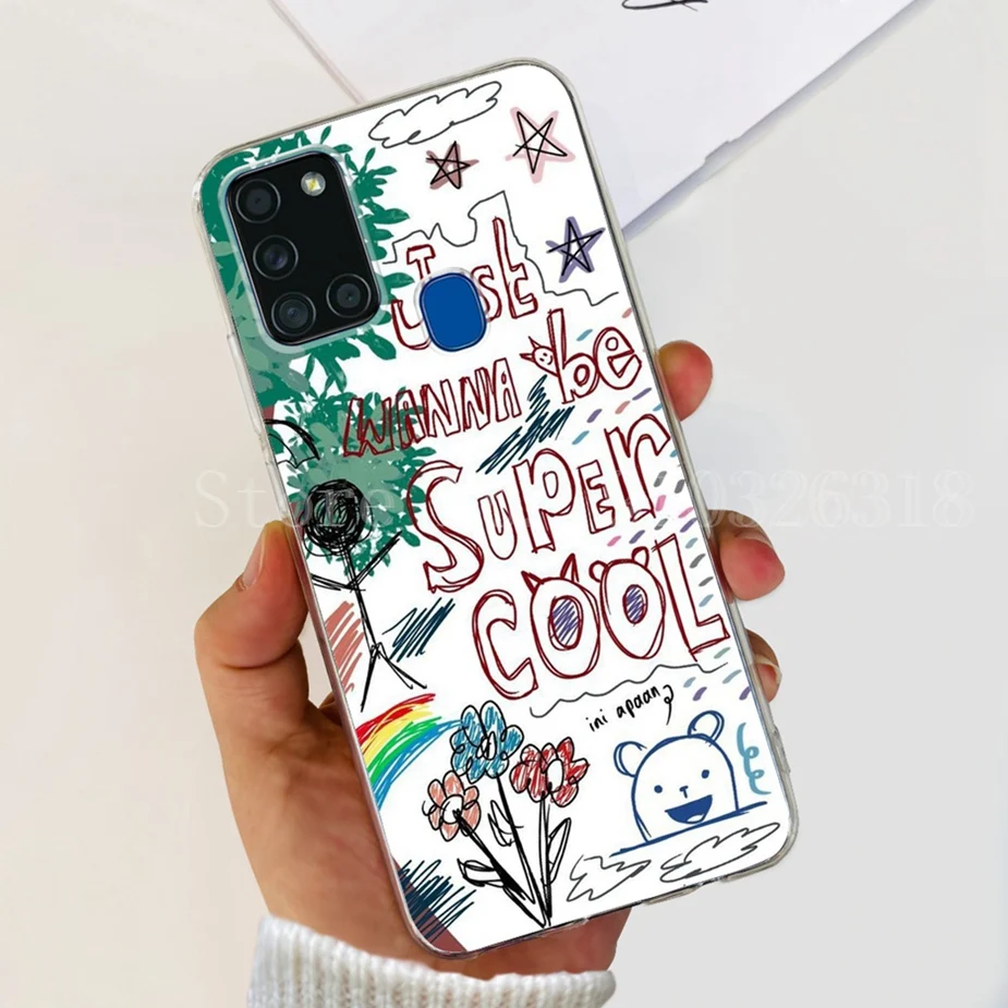 Stylish Painted Soft Slim Phone Case with Bumper