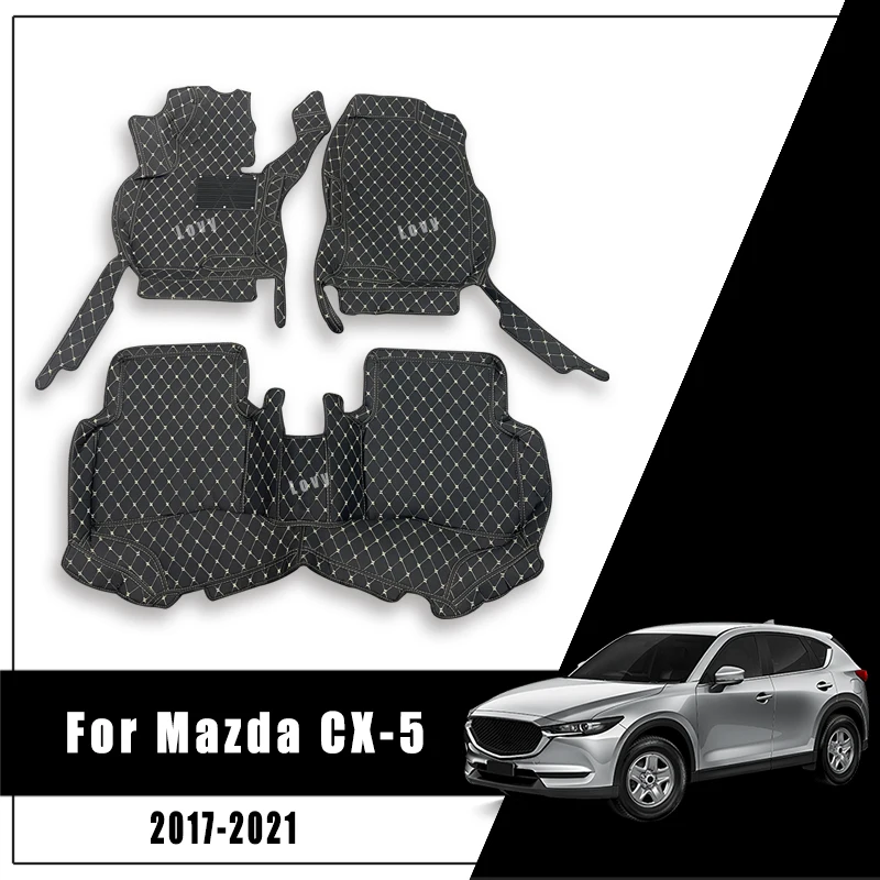 For Mazda Cx5 Cx5 Mk2 2017 2018 2019 2020 2021 Car Floor Mats Auto