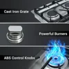 30" NG/LPG Gas Cooktop 4 Sealed Burners Stainless Steel 18000BTU Max 4