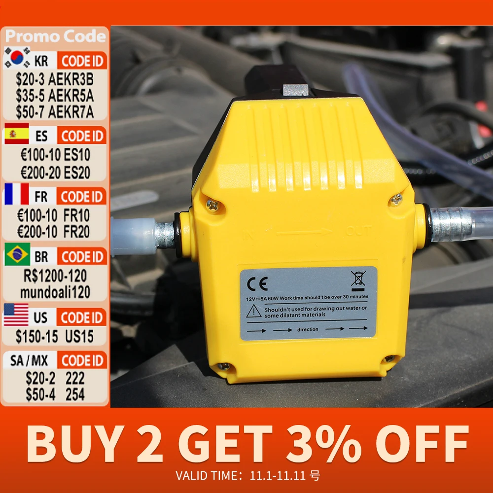 CarEngineOilPumpTheSecondGeneration12VElectricOilDieselFluid