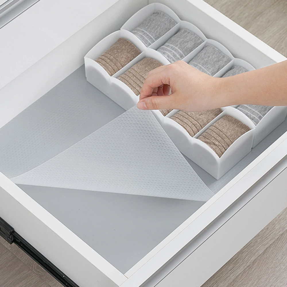 

Moisture-proof Dishes Protective Mat Refrigerator Mat Waterproof Drawer Mat Non-slip Drawer Liners EVA Cabinet Liner Cabinet Mat