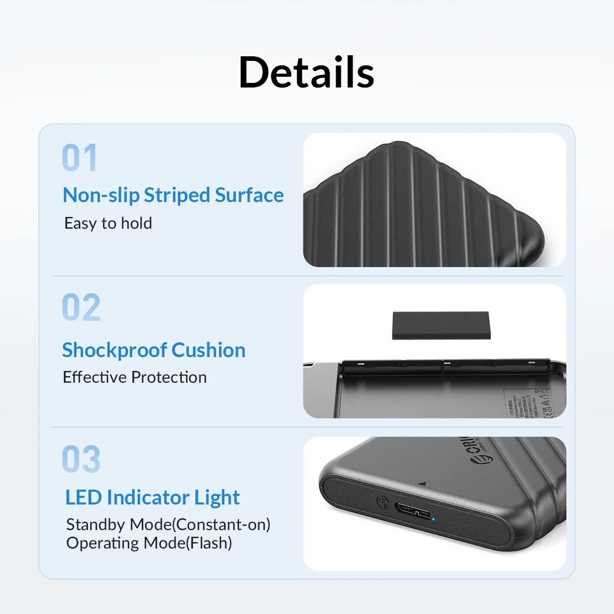  ũB USB3.0 2.5 ġ  丮 ϵũ ̽ SATA 5Gbps ϵũ SSD ϵ̺   USAP ǻ ƮϿ