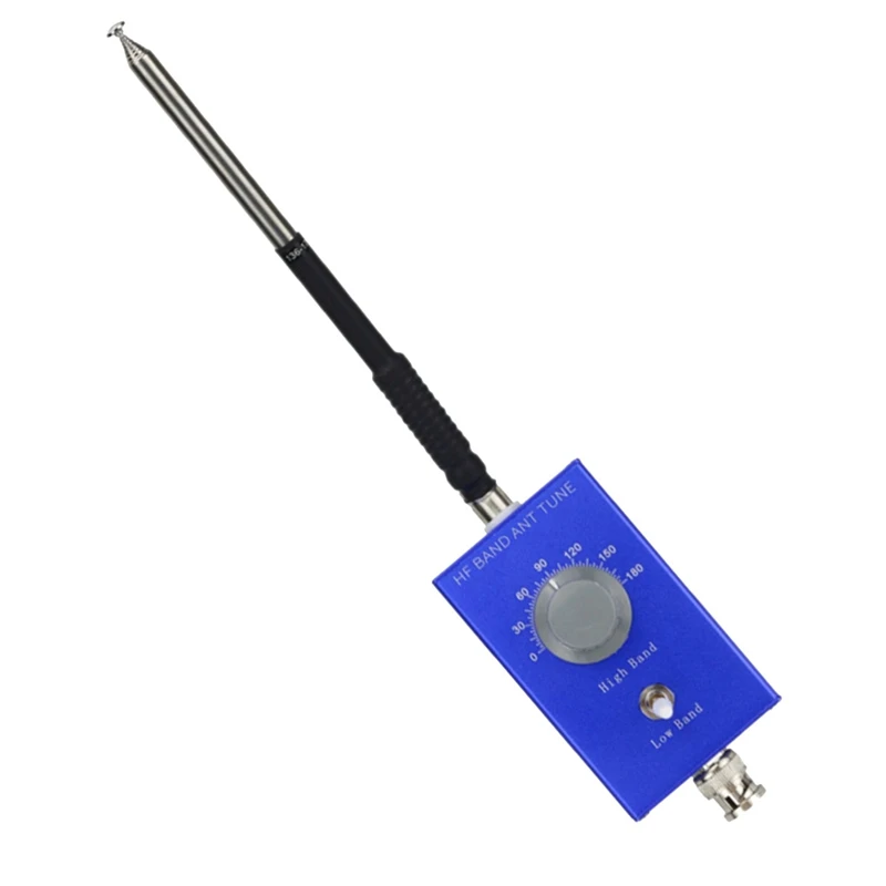

20W QRP HF Shortwave Radio Tuner Portable Adjustable Transceiver Rod Antenna 5-22Mhz Shortwave SWR 76-108Mhz FM Antenna