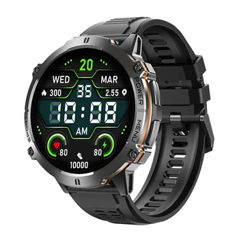 Smartwatch X3 per Uomo con Schermo Amoled, Bussola, Altimetro, Barometro, Monitoraggio della Salute, Tracker Fitness per Sport all'Aperto