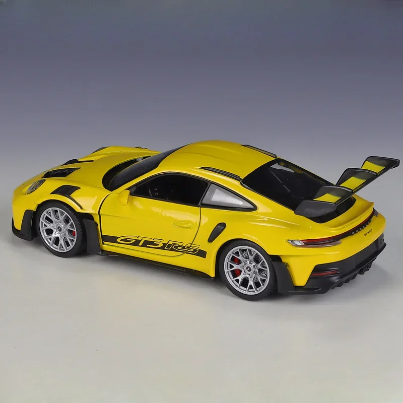 Welly 1:24 Porsche 911 GT3 RS Alloy Sports Car Model Diecast Metal Track Racing Vehicles Car Model Simulation Childrens Toy Gift 4